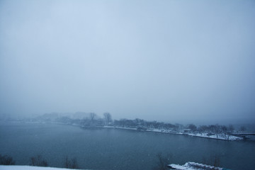 雪中玄武湖