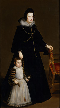 迭戈 侯爵夫人和她孩子