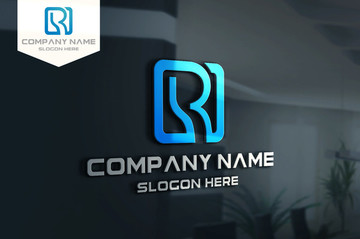 LOGO設(shè)計 R字母LOGO