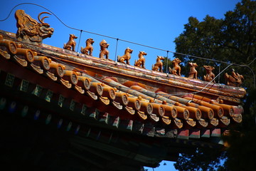 中国古代正统屋脊装饰兽