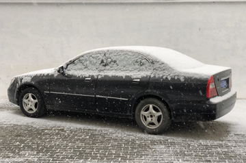 车辆雪景
