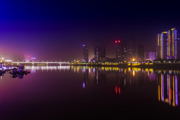 湘江夜景 魅力湘江