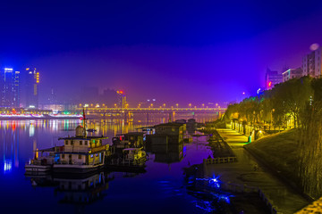 湘江夜景 魅力湘江