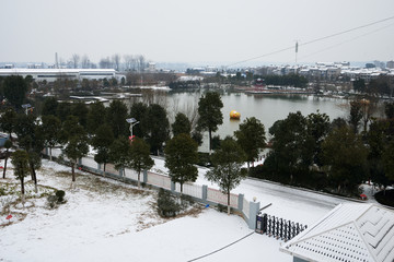 江南雪景