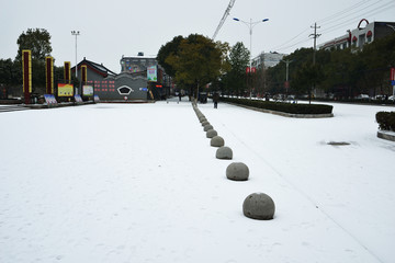 江南雪景