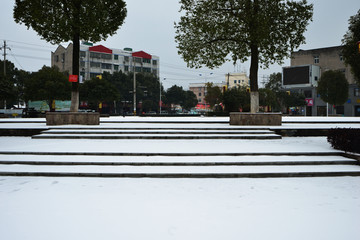 江南雪景