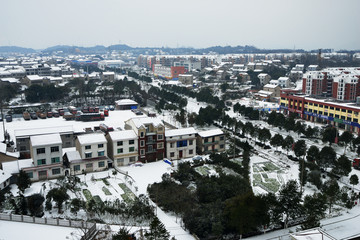 江南雪景