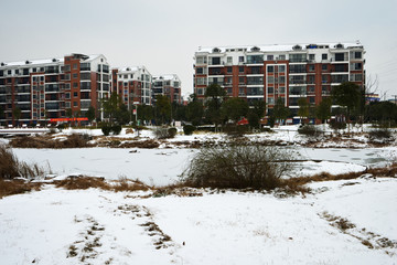 江南雪景