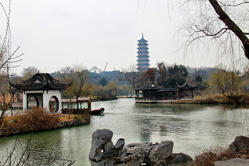 瘦西湖 扬州风景 江南园林