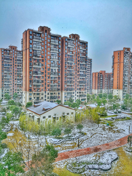 雪景 下雪 冬天 冰雪世界