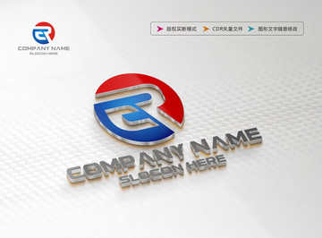 R字母LOGO设计