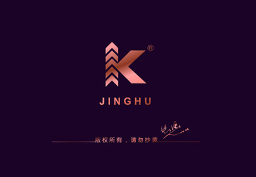 字母klogo 建筑logo