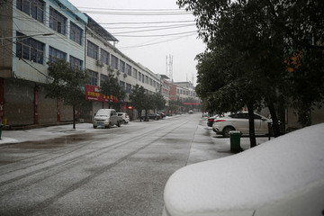 小镇雪景