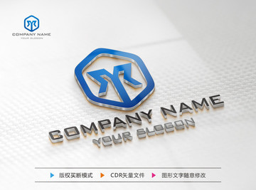 M字母 LOGO設計 標志