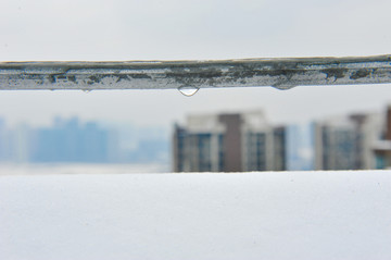 雪花水珠