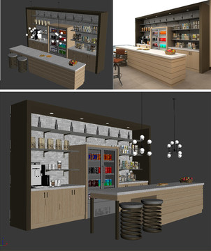 好吃店吧臺(tái)
