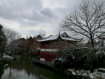 江南園林 雪景