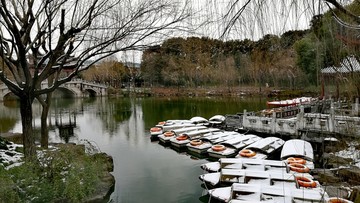 江南园林 雪景