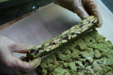 雪花酥 甜 甜点 食品 特写