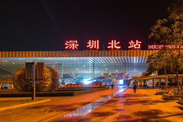 深圳北站夜景