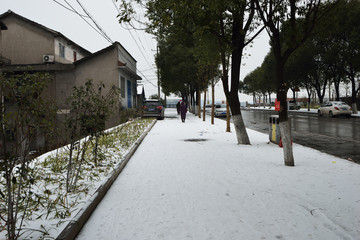 江南雪景