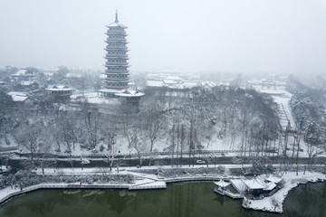 航拍大明寺