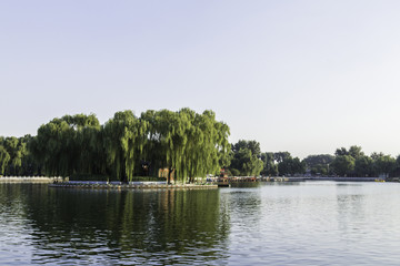 什剎海湖面