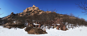 嵖岈山 雪景