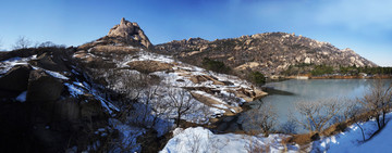 嵖岈山 雪景