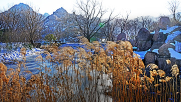 嵖岈山 雪景