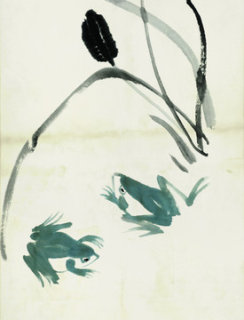 齊白石 魚(yú)蝦國(guó)畫(huà)