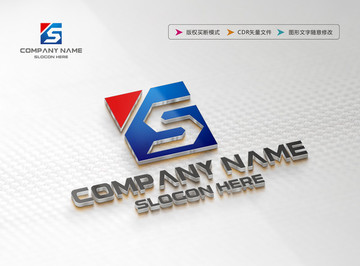 S字母标志 LOGO设计