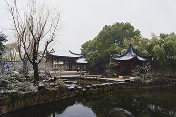 古漪园雪景