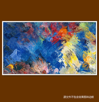 抽象油畫