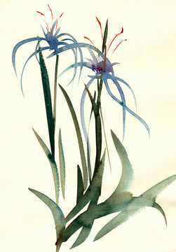 搖曳的花