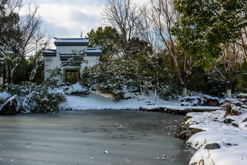 园林雪景