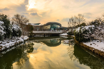 园林雪景