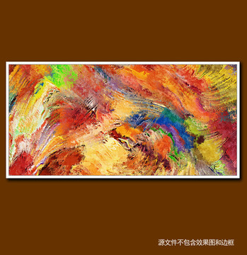 抽象油畫