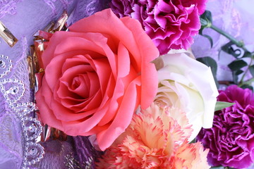 玫瑰鲜花组 花团锦簇