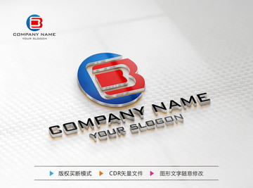 B字母标志 B字母LOGO设计