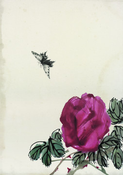 齊白石 花卉草蟲國(guó)畫