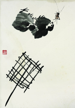 齊白石 花卉草蟲國畫