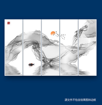 新中式水墨裝飾畫