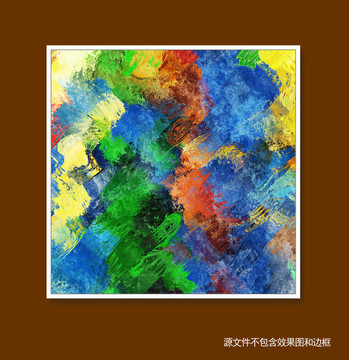 抽象油畫