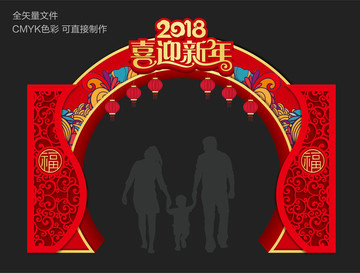 新年門頭