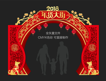 新年門頭