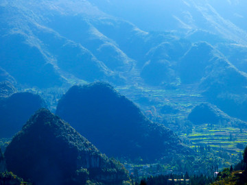 云贵高原大山