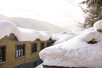 黑龙江雪乡 雪乡旅游 雪房子