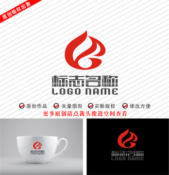 YB字母BY標志飛鳥logo