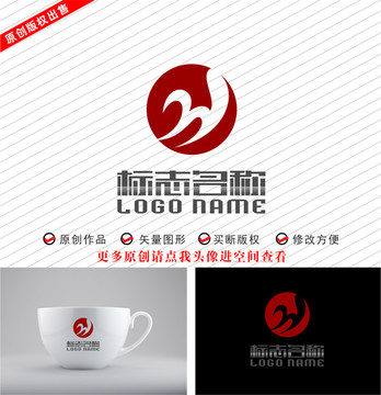 MH字母HM Y標(biāo)志馬logo